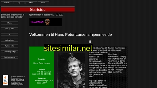 hanspeterlarsen.dk alternative sites