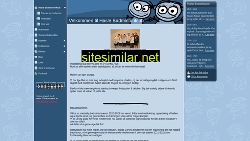 haslebadminton.dk alternative sites
