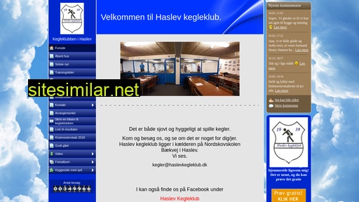 haslevkegleklub.dk alternative sites