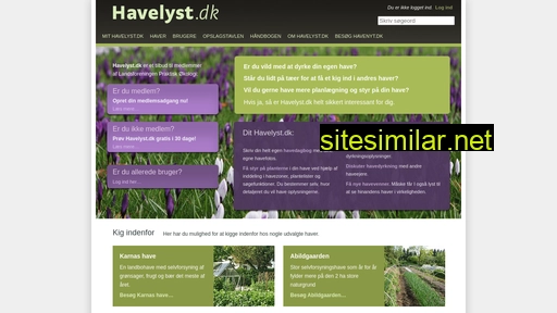 havelyst.dk alternative sites