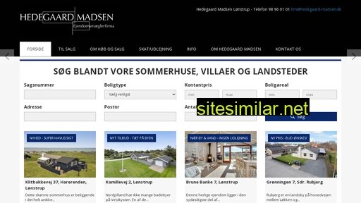 Hedegaard-madsen similar sites