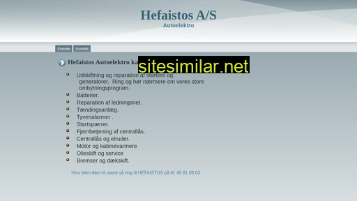 hefaistos.dk alternative sites