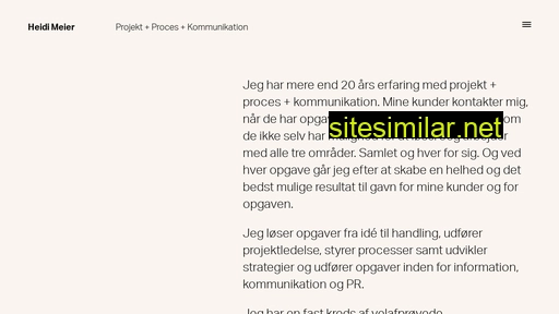 heidimeier.dk alternative sites