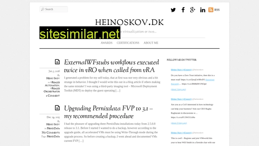Heinoskov similar sites