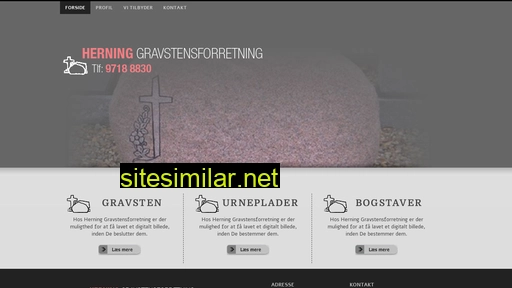 herninggravsten.dk alternative sites