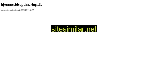 hjemmesideoptimering.dk alternative sites