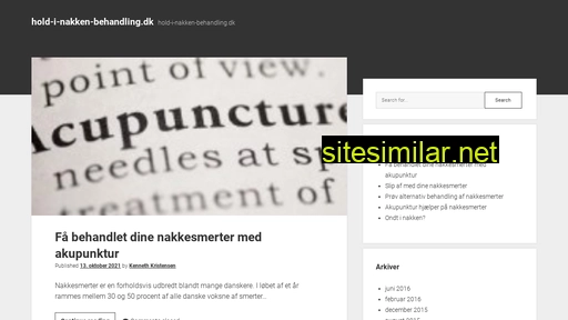 hold-i-nakken-behandling.dk alternative sites
