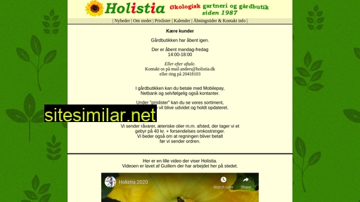 holistia.dk alternative sites