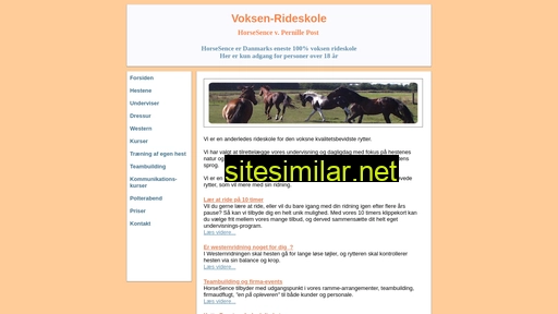 horsesence.dk alternative sites