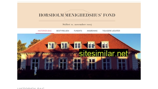 horsholmmenighedshusfond.dk alternative sites