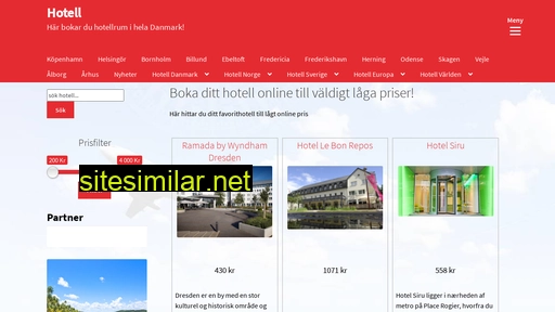 hotell.dk alternative sites