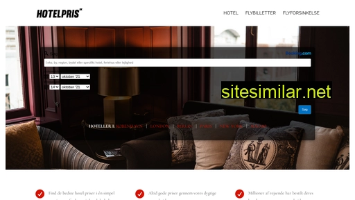 hotelpris.dk alternative sites