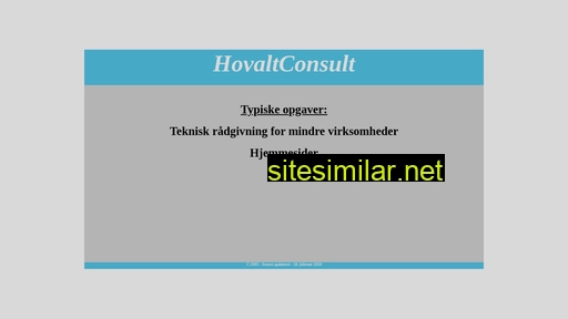 Hovaltconsult similar sites