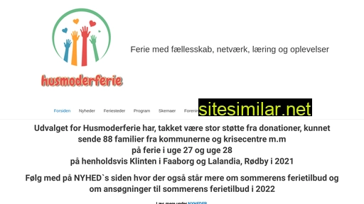 husmoderferie.dk alternative sites