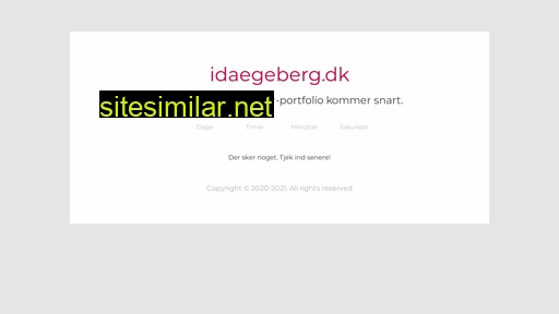 idaegeberg.dk alternative sites