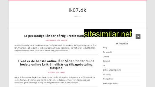 ik07.dk alternative sites