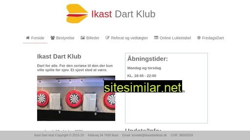 ikastdartklub.dk alternative sites