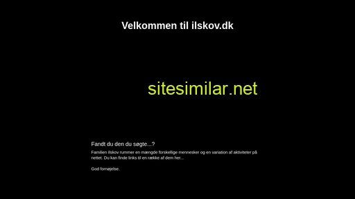 ilskov.dk alternative sites