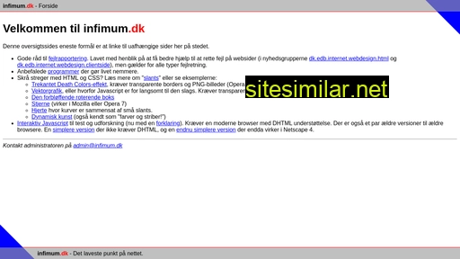 infimum.dk alternative sites