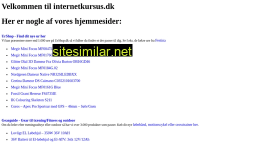 internetkursus.dk alternative sites