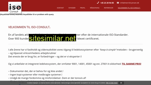 iso-consult.dk alternative sites