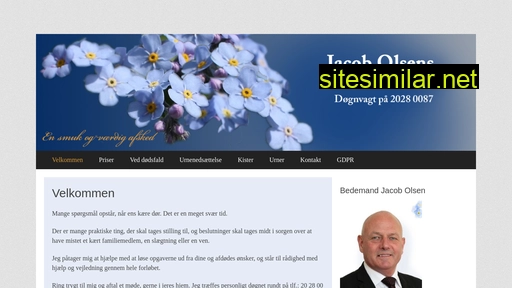 jacobolsensbegravelsesforretning.dk alternative sites