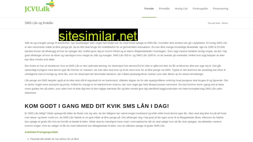 jcvu.dk alternative sites