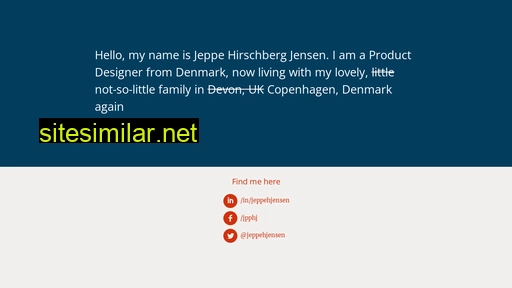jeppejensen.dk alternative sites