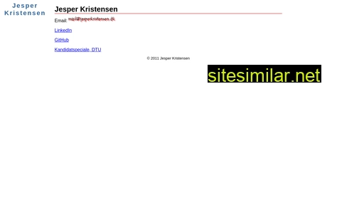jesperkristensen.dk alternative sites