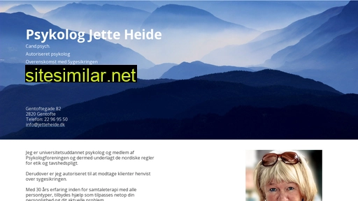 jetteheide.dk alternative sites