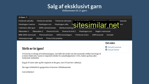 jj-garn.dk alternative sites