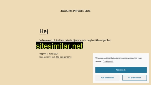 joakimhp.dk alternative sites