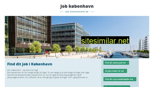 Job-koebenhavn similar sites