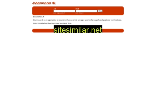 jobannoncer.dk alternative sites