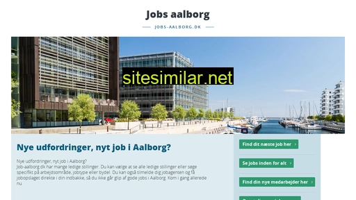jobs-aalborg.dk alternative sites