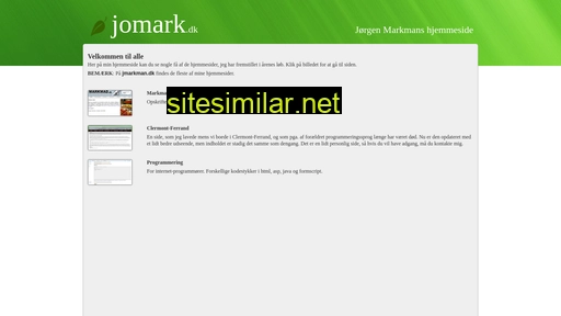 jomark.dk alternative sites