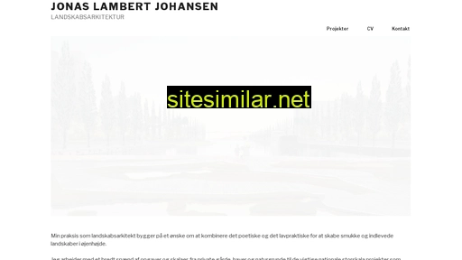 jonaslambert.dk alternative sites