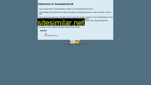 jonatanhertel.dk alternative sites