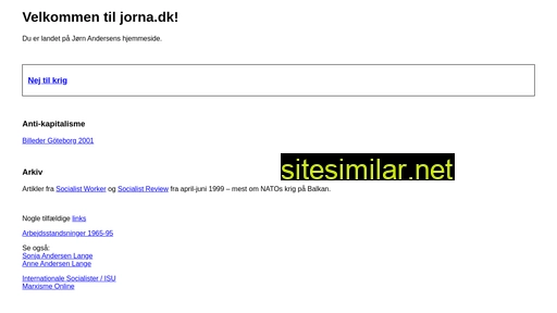 jorna.dk alternative sites