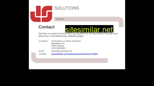 js-solutions.dk alternative sites