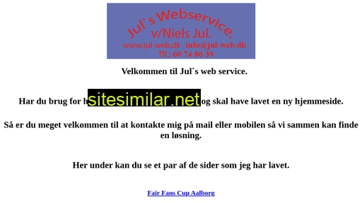 jul-web.dk alternative sites