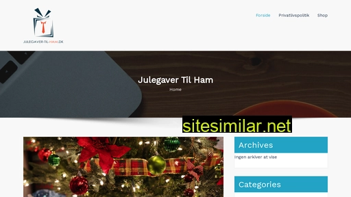 julegaver-til-ham.dk alternative sites