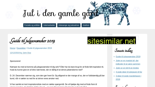 julidengamlegaard.dk alternative sites