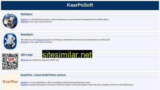 kaarposoft.dk alternative sites