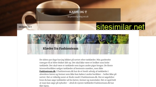 kaffeogt.dk alternative sites