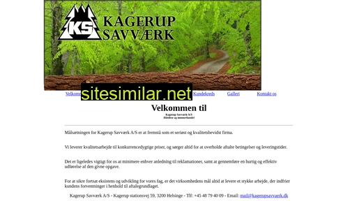 kagerupsavvaerk.dk alternative sites