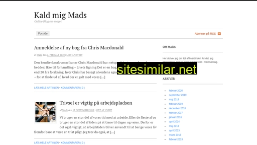 kaldmigmads.dk alternative sites