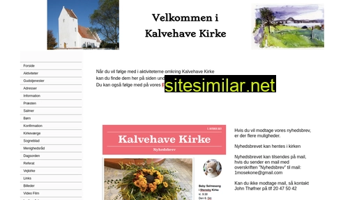kalvehavekirke.dk alternative sites