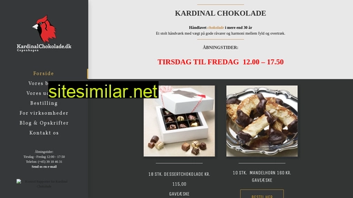 kardinalchokolade.dk alternative sites
