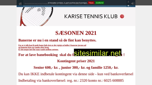 karisetennisklub.klub-modul.dk alternative sites